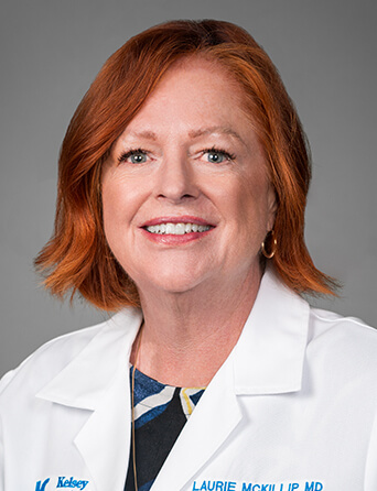 Portrait of Laurie McKillip, MD, Pediatrics specialist at Kelsey-Seybold Clinic.