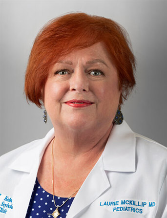 Portrait of Laurie McKillip, MD, Pediatrics specialist at Kelsey-Seybold Clinic.