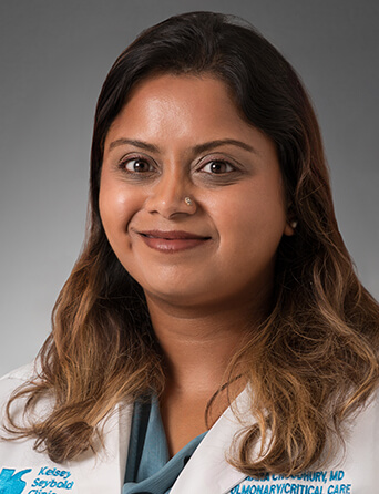 Portrait of Saiara Choudhury, MD, Pulmonary Medicine specialist at Kelsey-Seybold Clinic.