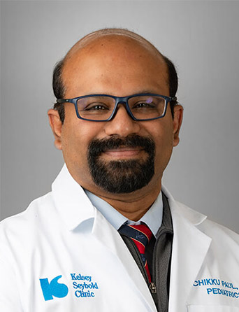 Portrait of Chikku Paul, MD, FAAP, Pediatrics specialist at Kelsey-Seybold Clinic.